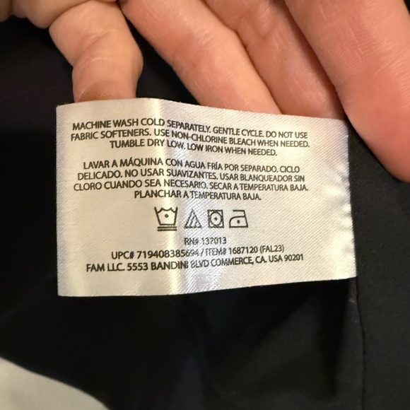 Banana Republic Black Stretch Bomber Jacket XL NWT - Picture 7 of 16